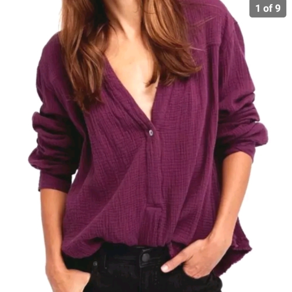 Free people changing the horizon pullover